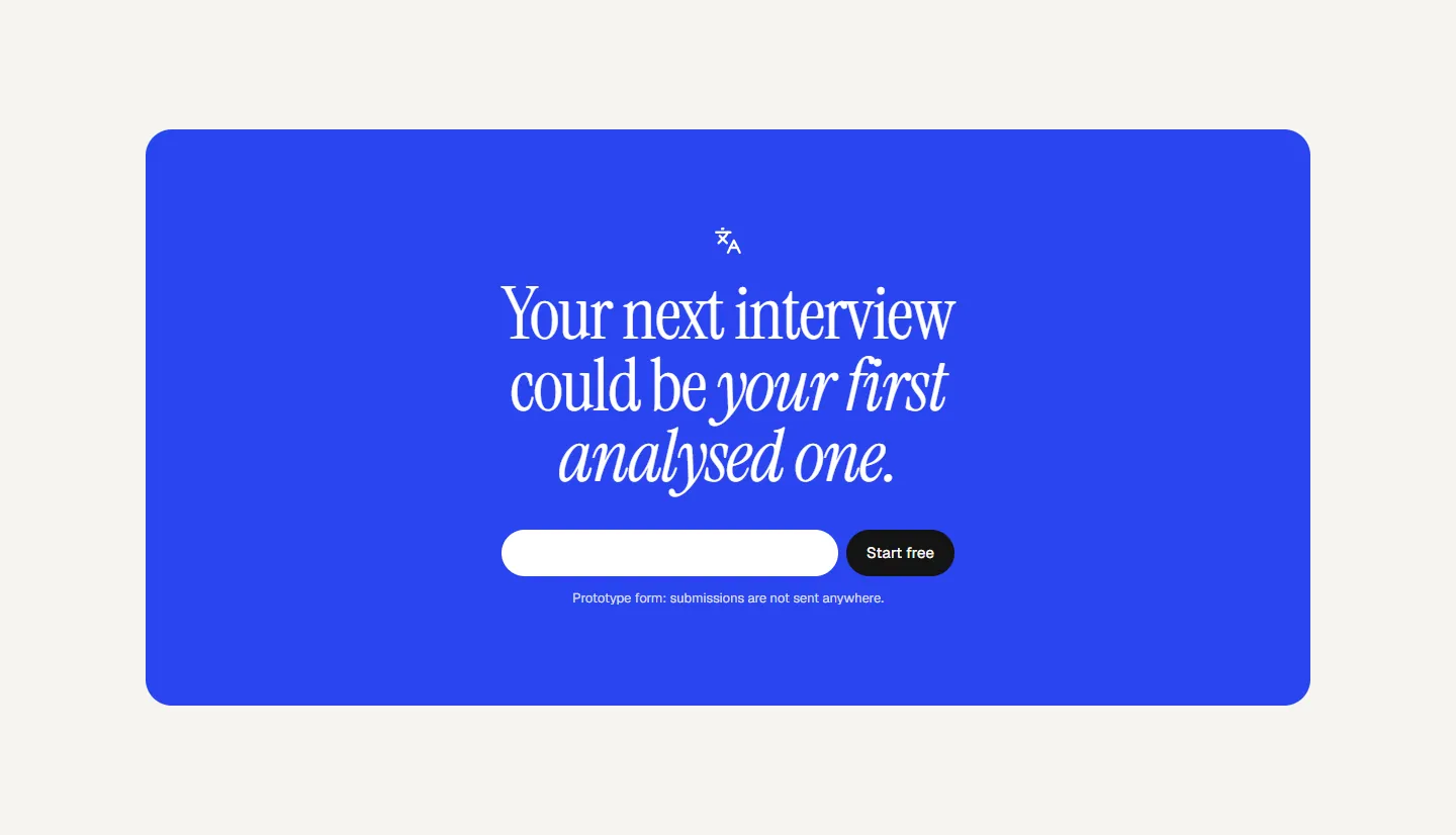 Fieldnote concept, closing call to action section